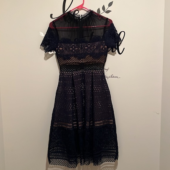 Self-portrait Felicia Embroidered midi dress - Picture 6 of 7